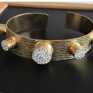 J27 - BOGO 50% olArm candy blue beaded t plated Bracelet